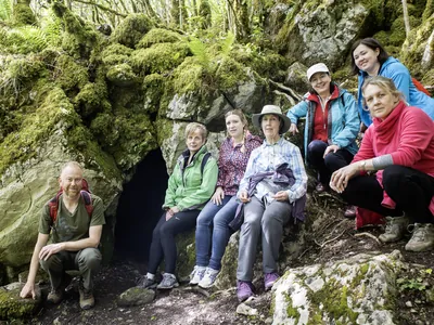 Ancient cave where hermit meditated in the Burren 1 | Burren Guided Walks