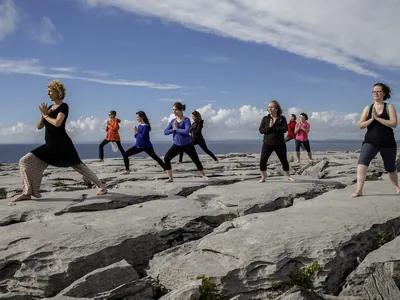 Connecting with Nature outdoor yoga | yoga teachers retreat
