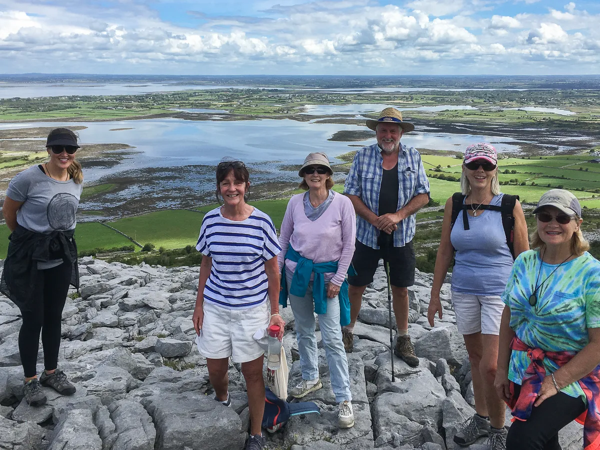 Guided hill walk in the Burren hills 1200 |