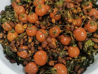 Marinated tomato salad toasted pine nuts oregano | Wellness Retreat Ireland