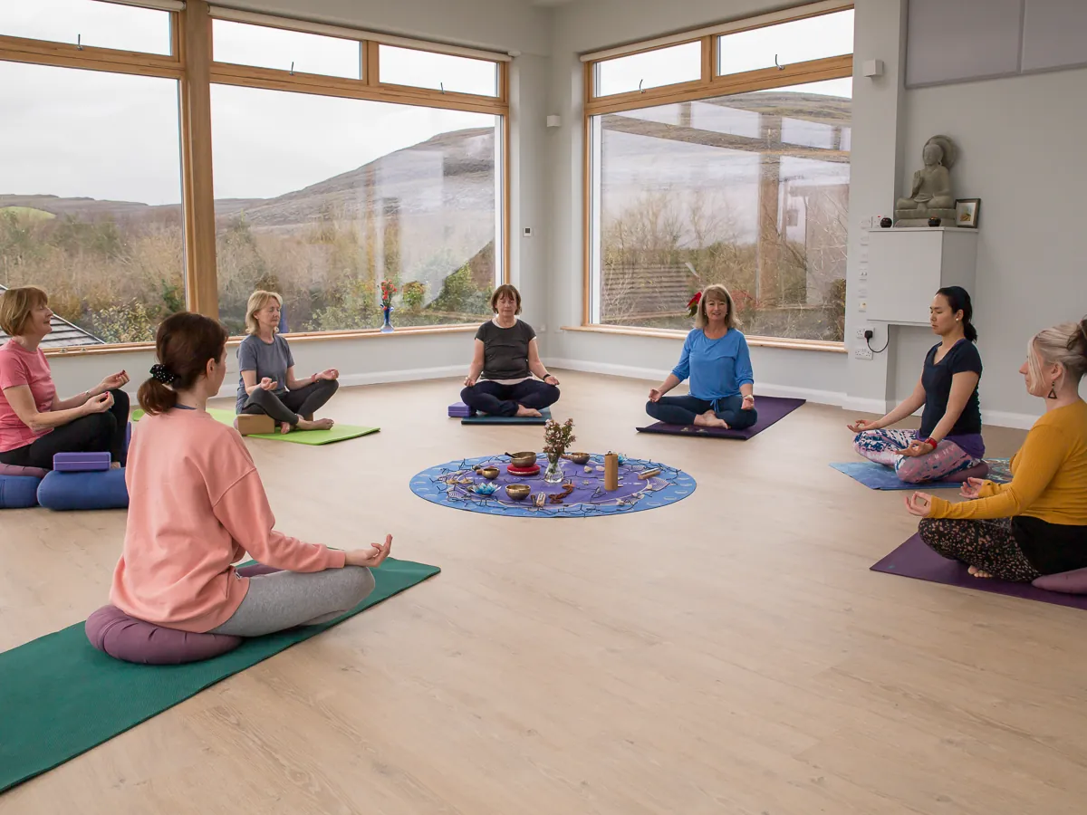 Restorative Yoga and meditation weekend for wellness Ireland | Eileen Riordan O'Sullivan