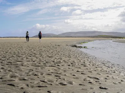 Sand bumps on beach remote for walking | Burren Guided Walks