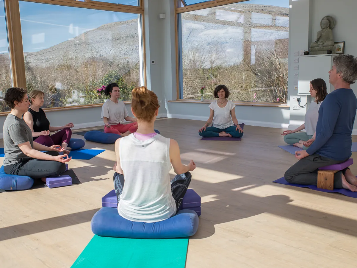 Breath led yoga and meditation weekend Ireland |