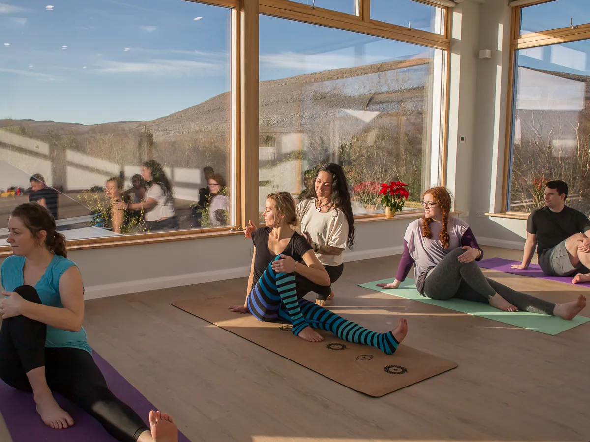 Vinyasa yoga and restorative yoga luxury retreat and meditation Ireland 1 | Margarida Tree